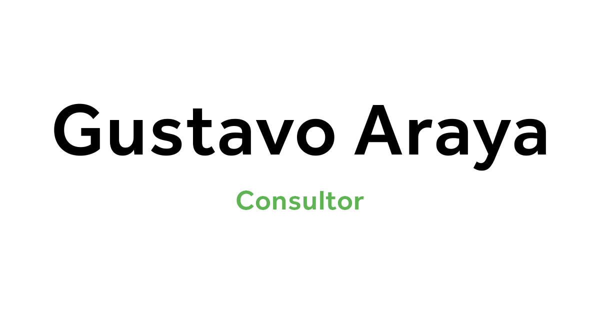 Gustavo Araya – Firma Consultora